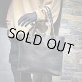 画像: 【現行 / 美品】CHROME HEARTS クロムハーツ FSトート バッグ クロスパッチ付 ヘビーレザー 黒 | 240930