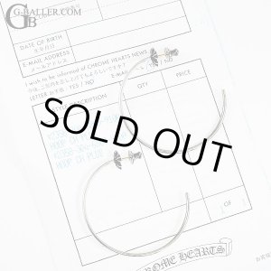 画像: クロムハーツ CHプラス フープピアス イヤリング ペア インボイス原本付