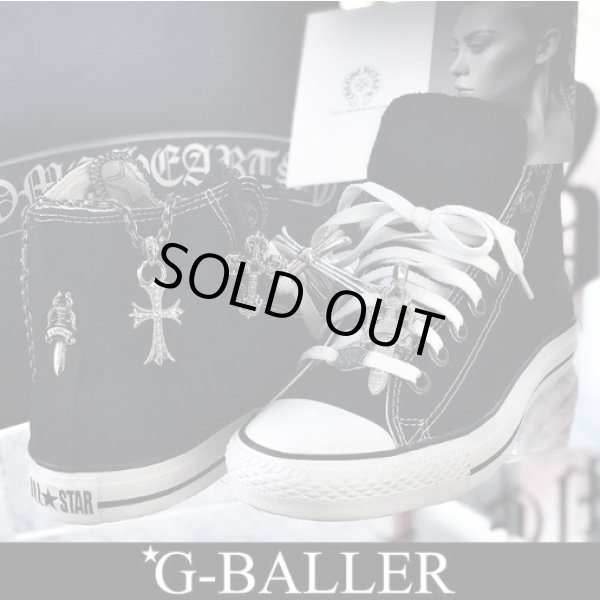 クロムハーツ コンバース コラボ スニーカー ハイトップ 3スター 新品