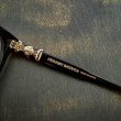 画像5: 【希少 / 激レア】CHROME HEARTS クロムハーツ アイウェア COX-UCKER ゴールド/ブラック ダイヤモンド 眼鏡 サングラス | 250606 (5)