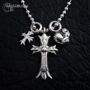 CHROME HEARTS クロムハーツ ダブルCHクロス ペンダントトップ