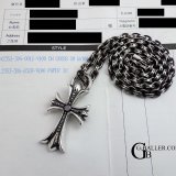 画像: クロムハーツ CHクロス ブラックダイヤ チェーン18 SET
