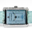 画像4: Cuervo y Sobrinos Prominente Date Ice Blue Dial & Leather Strap Diamond A1015 (4)