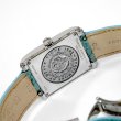 画像8: Cuervo y Sobrinos Prominente Date Ice Blue Dial & Leather Strap Diamond A1015 (8)