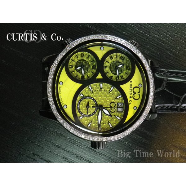 画像4: カーティス　CURITS & Co. BIG Time WORLD 57mm 4Time zone(ビッグタイムワールド) (4)