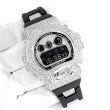 画像3: Casio G-Shock Custom by G-BALLER | DW6900 Rhodium Coating Center Bracelet Diamond (3)