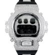 画像1: Casio G-Shock Custom by G-BALLER | DW6900 Rhodium Coating Center Bracelet Diamond (1)