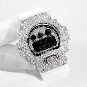 画像: G-Shock Custom by G-BALLER | DW6900 Rhodium Coating Diamond