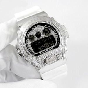 画像: G-Shock Custom by G-BALLER | DW6900 DoubleLine Rhodium Coating Diamond