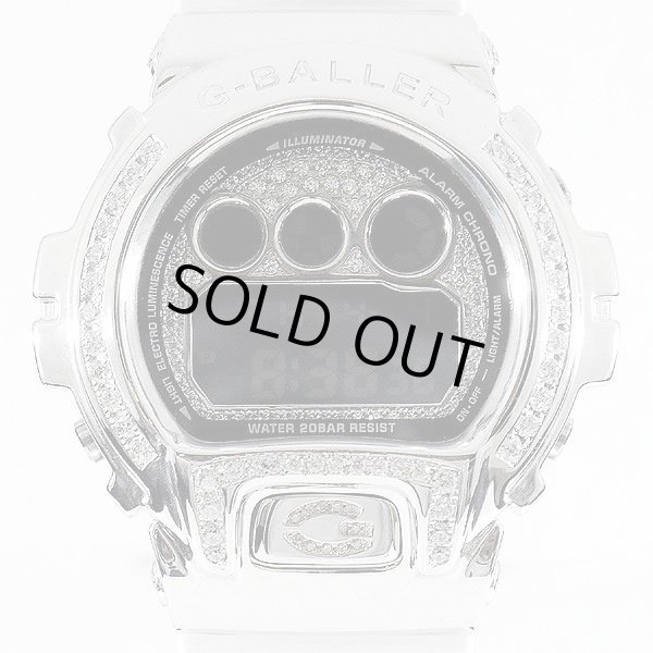 画像2: G-Shock Custom by G-BALLER | DW6900 DoubleLine Rhodium Coating Diamond (2)