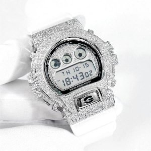 画像: G-Shock Custom by G-BALLER | DW6900 Mirror Dial Rhodium Coating Diamond