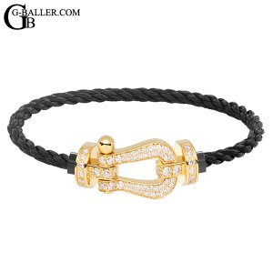 FRED フレッド フォース10 ブレスレット 18K ホワイトゴールド ハーフ 