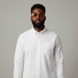 画像: GB-Logo スワロフスキー ボタンダウンシャツ 　ユニセックスモデル