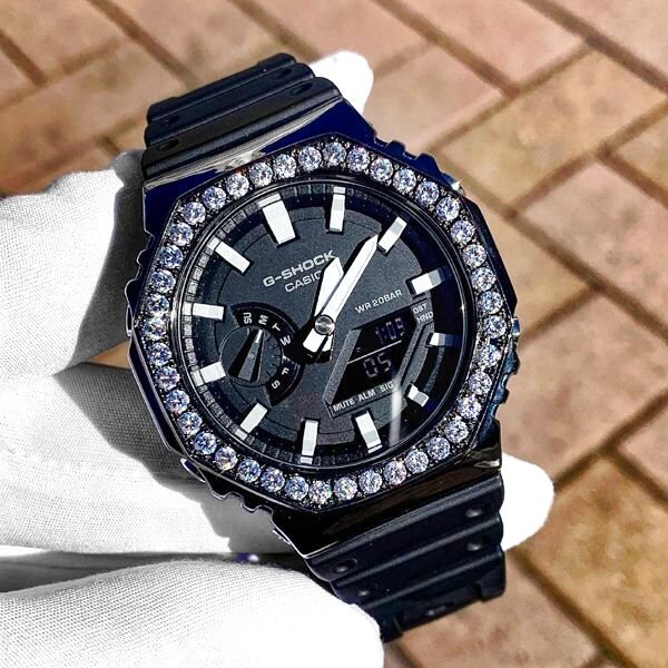 カシオーク フルメタル ローズゴールド GA2100 カスタム G-SHOCKカスタム G-BALLER