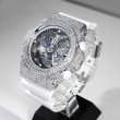 画像3: G-Shock Custom by G-BALLER | GA-300 Rhodium Coating Diamond (3)