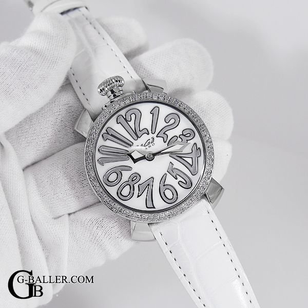 ガガミラノ 時計アフターダイヤ マヌアーレ 40mm ダイヤベゼル