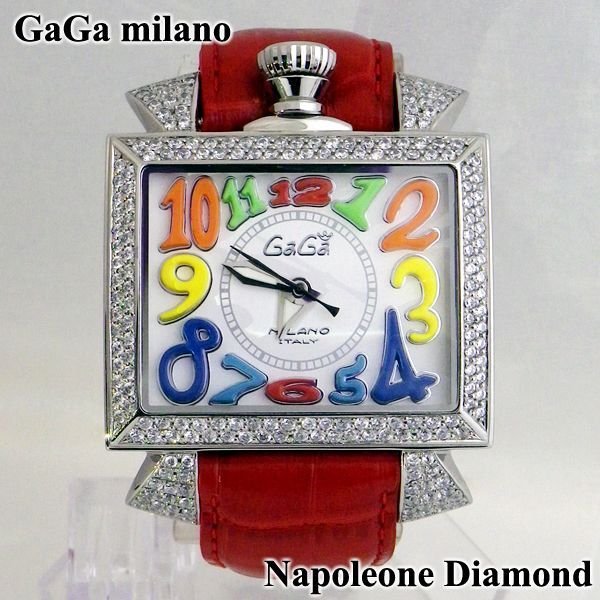 画像1: ガガミラノ　GaGa milano　ナポレオーネ　48ｍｍ　ダイヤ　メンズ　ダイヤモンド (1)