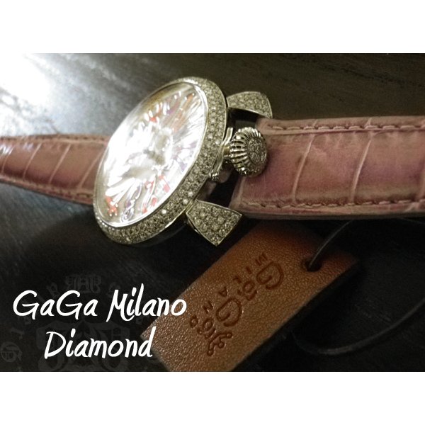 画像5: 即納：ガガミラノ　マヌアーレ 40mm 　ダイヤモンド　ＧaGa　MILANOダイヤ　gaga時計ダイヤ (5)