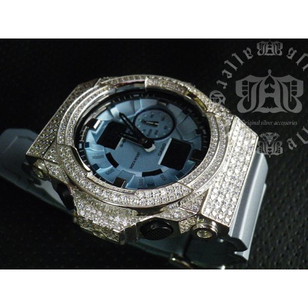 画像4: GA150　フルコンプリートモデル　ブルー×ホワイト　カスタム，フルセット販売！！ウブロ　メンズ腕時計 (4)