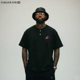 画像:  GBローズ ButtonDownTシャツ/ボタンダウン 薔薇Ｔシャツ