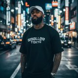 画像: G-BALLER Swarovski Novelty T-shirts ジーボーラー ワンポイント スワロフスキーTシャツ 