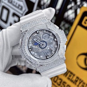 G-SHOCKカスタム シルバー | Gショックカスタム GA110C 白 カスタム 