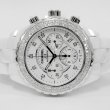 画像4: Chanel J12 Chronograph 9P Diamond Index 41mm White Ceramic Diamond Bezel (4)