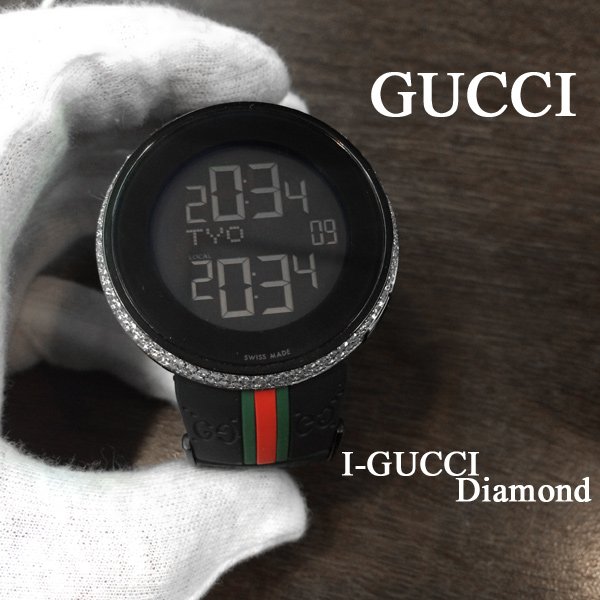 Gucci i-gucci グッチ腕時計 アイグッチ ダイヤモンド 人気ブランド時計