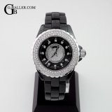 画像: J12 33mm 12Pダイヤ センターダイヤモンド ベゼルダイヤ ブラック H2122 CHANEL