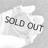 画像: Chanel J12 9PD Chronograph 41mm Baguette Diamond Bezel Bracelet Center Diamond White Ceramic Mens