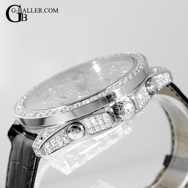 ケース全面にダイヤ加工を致しました。