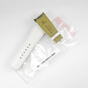 画像: JACOB&CO Epic X Leather Strap White