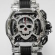 画像3: Aquanautic KC Tonneau King Chronograph Skeleton Genuine Skull Diamond Mask (3)