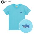 画像2: KIDS SHARK-T 半袖 スワロTシャツ サメ 子ども服 キッズ ベビー 水色 (2)