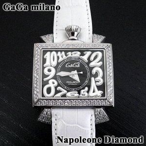 画像: ガガミラノ　時計　ナポレオーネ　48mm　ダイヤ GaGa　MILANO 正規品
