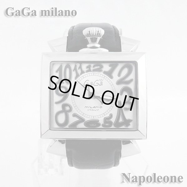 画像1: 即納：ガガミラノ　ナポレオーネ　48mm　6000.5　腕時計　GaGa milano (1)