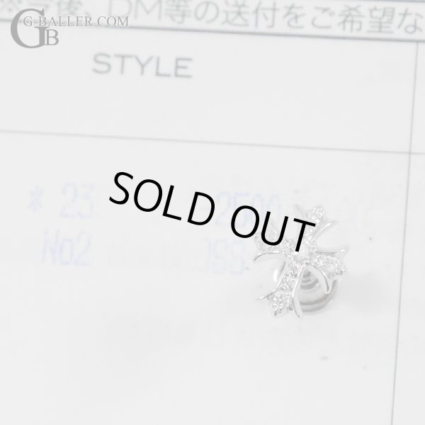 画像4: 【インボイス原本付】CHROME HEARTS クロムハーツ NO2 CHクロス スタッドピアス パヴェダイヤモンド | 250324 (4)