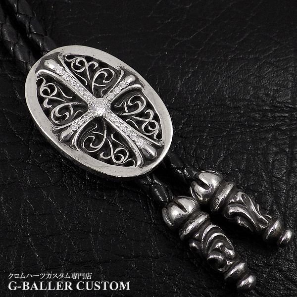 クロムハーツダイヤカスタム オーバルループタイ