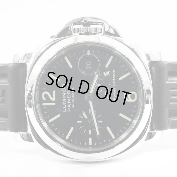 画像2: Panerai Luminor Power Reserve PAM00090 Date Black Dial Rubber Belt 44mm (2)