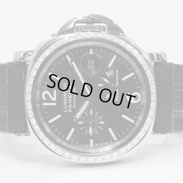 画像2: Panerai Luminor Power Reserve Date Bezel Diamond Rubber Strap (2)