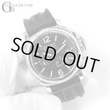 画像: 【純正ラバーベルト/バックル付】PANERAI パネライ ルミノール ベゼルダイヤモンド パワーリザーブ デイト 黒文字盤 ラバーベルト / 240425