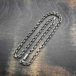 画像: 【美品 / レザーポーチ付】CHROME HEARTS クロムハーツ ペーパーチェーン ネックレス 18インチ | 241021