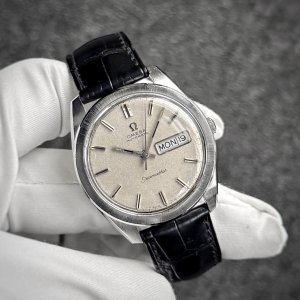 画像: Omega Seamaster Daydate Automatic Antique 166.032 Cal.752 Black Leather
