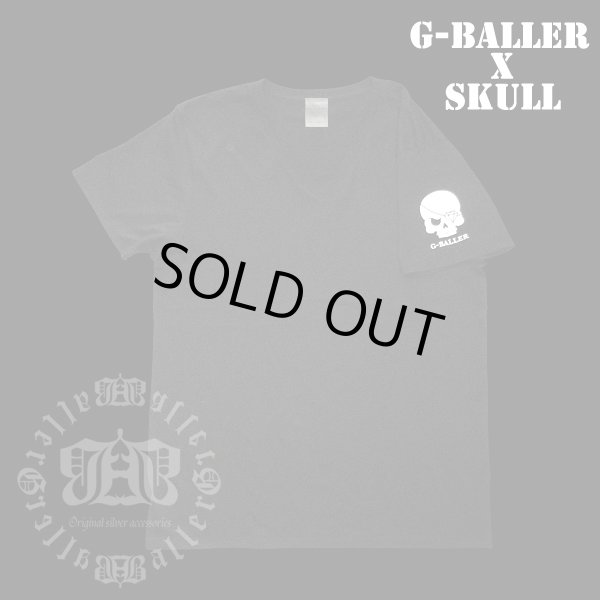 画像2: G-BALLER　スカル　サイド　プリント　Tシャツ　Gボーラー　オリジナル　スカルTシャツ (2)