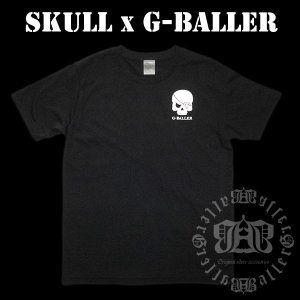 画像: G-BALLER　スカル　プリント　Tシャツ　Gボーラー　オリジナル　スカルTシャツ