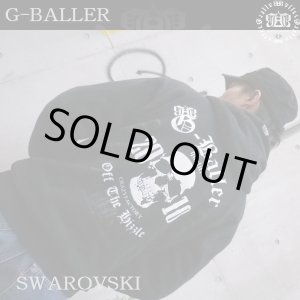 画像: G-BALLER　ＯＦＦＩＣＥ　 Original　Gb　Skull CROWN hood/　スカル　クラウン　クロムリング　パーカー　フード