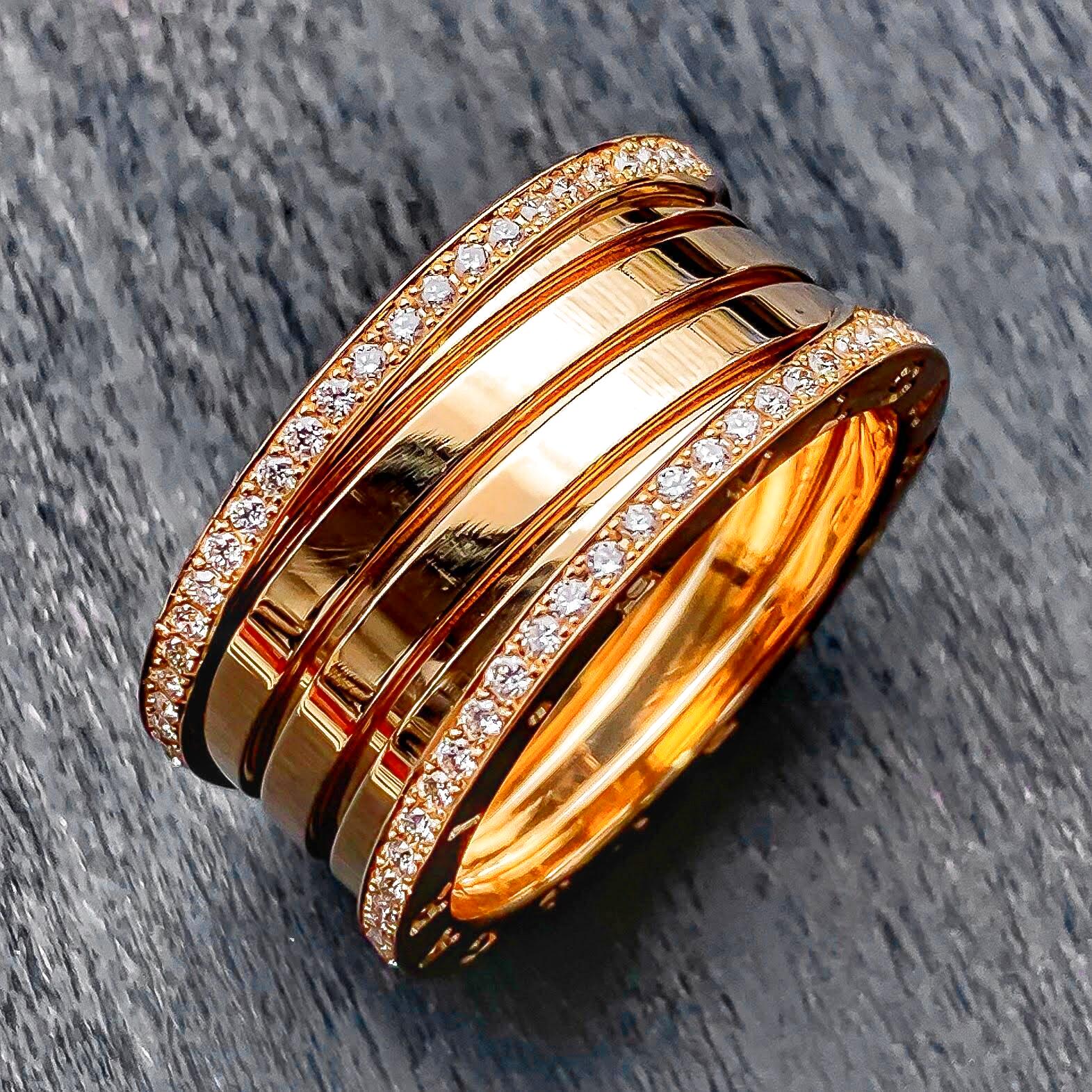 画像: ブルガリ ビーゼロワン リング アフターダイヤ 完成♪ ダイヤカスタムなら当店にお任せ！