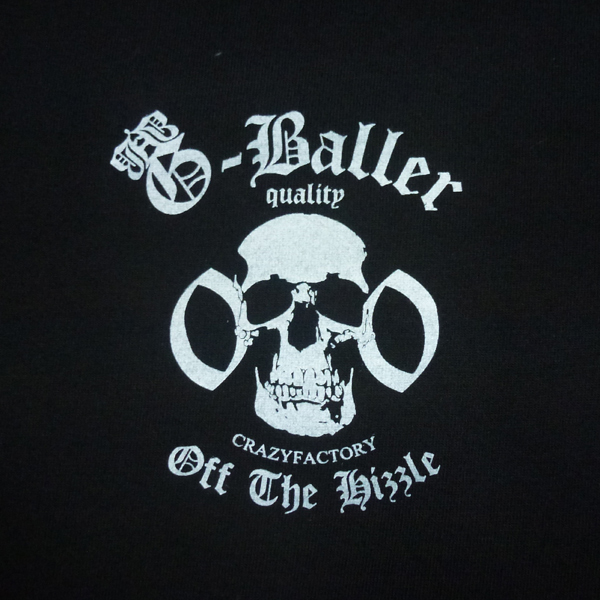 画像: G-BALLER　ＯＦＦＩＣＥ　 Original　Gb　Skull CROWN hood/　スカル　クラウン　クロムリング　パーカー　フード