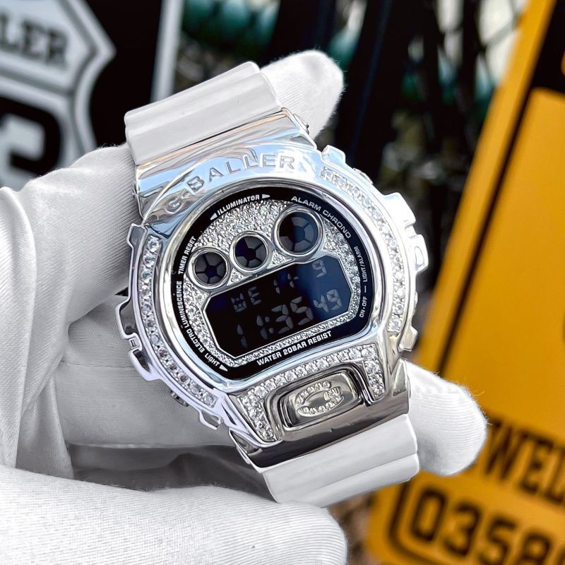 CASIO G-SHOCK DW-6900MR Iced-Out Custom - agedor.ma