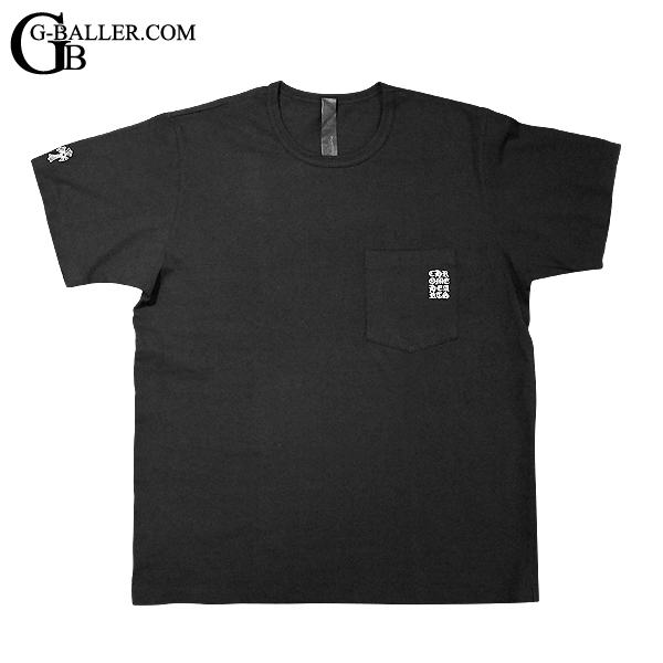クロムハーツ 新品 Tシャツ Y NOT クロスレター 刺繍 ワークシャツ 黒 XL